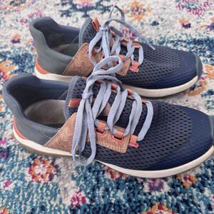 Olukai Wailuku Training Shoes Moonlit Ocean Vintage Blue Comfort Women's 9